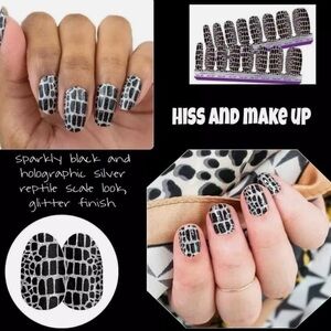114. Color Street Nail Polish Strips - Hiss and Make Up